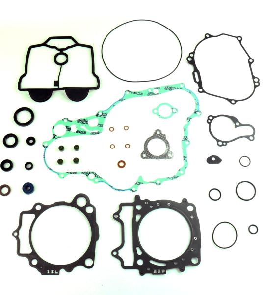 KIT GUARNIZIONI MOTORE YAMAHA YZ450F 14-17 + OIL SEALS