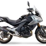 Scarico GPR compatibile con Cf Moto 700 Mt 2023-2024 - GP Evo4 Black Titanium