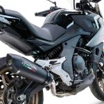 Scarico GPR compatibile con Cf Moto 700 Mt 2023-2024 - GP Evo4 Black Titanium
