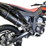 Scarico GPR compatibile con Aprilia Rx 125 2018-2020 -  Furore Evo4 Nero -  Terminale di scarico omologato -  fornito con db killer estraibile -  catalizzatore e raccordo specifico