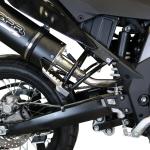 Scarico GPR compatibile con Aprilia Rx 125 2018-2020 -  Furore Evo4 Nero -  Terminale di scarico omologato -  fornito con db killer estraibile -  catalizzatore e raccordo specifico