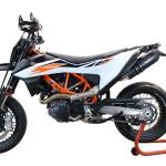 Scarico GPR compatibile con Ktm Smc 690 R 2021-2024 - Furore Nero