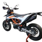 Scarico GPR compatibile con Ktm Smc 690 R 2021-2024 - Furore Nero
