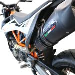 Scarico GPR compatibile con Ktm Smc 690 R 2021-2024 - Furore Nero
