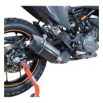 Scarico GPR compatibile con Ktm Adventure 390 2020-2020 - Furore Nero
