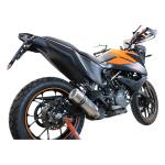 Scarico GPR compatibile con Ktm Adventure 390 2021-2024 - M3 Inox 