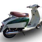 Scarico GPR compatibile con Lambretta Lambretta 125 - 150 Milano  2012-2014 -  Ultracone lucido -  Scarico completo omologato - fornito con db killer estraibile - catalizzatore e collettore