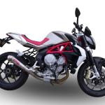 Scarico GPR compatibile con Mv Agusta Brutale 800 Dragster 2013-2016 - Powercone Evo