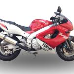 Scarico GPR compatibile con Yamaha YZF 1000 R Thunderace 1996-2003 - Inox Tondo