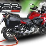 Scarico GPR compatibile con Benelli Trk 502 2017-2020 - Furore Evo4 Nero