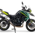 Scarico GPR compatibile con Benelli Trk 702 X 2023-2024 - Dual Poppy