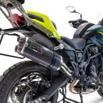 Scarico GPR compatibile con Benelli Trk 702 X 2023-2024 - Dual Poppy