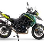 Scarico GPR compatibile con Benelli Trk 702 X 2023-2024 - Furore Evo4 Nero