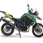 Scarico GPR compatibile con Benelli Trk 702 X 2023-2024 - GP Evo4 Black Titanium