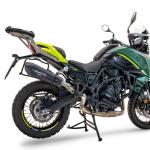 Scarico GPR compatibile con Benelli Trk 702 X 2023-2024 - GP Evo4 Black Titanium