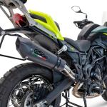 Scarico GPR compatibile con Benelli Trk 702 X 2023-2024 - GP Evo4 Black Titanium