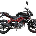 Scarico GPR compatibile con Benelli Bn 125 2018-2020 - Furore Evo4 Nero