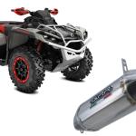 Scarico GPR compatibile con Can Am Outlander 500 2012-2024 - PENTACROSS INOX