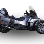 Scarico GPR compatibile con Can Am Spyder 1000 St -Sts 2013-2016 - Gpe Ann. titanium