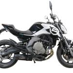 Scarico GPR compatibile con Cf Moto 400 NK 2021-2023 - Furore Nero