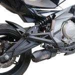 Scarico GPR compatibile con Cf Moto 400 NK 2021-2023 - Furore Nero