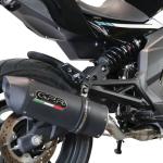 Scarico GPR compatibile con Cf Moto 650 Mt 2021-2024 - Furore Evo4 Nero