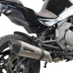 Scarico GPR compatibile con Cf Moto 650 Nk 2021-2024 - GP Evo4 Titanium