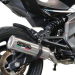 Scarico GPR compatibile con Cf Moto 400 NK 2021-2023 - M3 Inox 