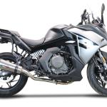 Scarico GPR compatibile con Cf Moto 650 Gt 2022-2024 - Gpe Ann. Titanium