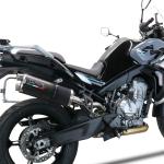 Scarico GPR compatibile con Cf Moto 800 Mt Touring 2022-2024 - Dual Poppy