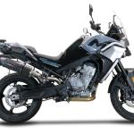 Scarico GPR compatibile con Cf Moto 800 Mt Touring 2022-2024 - Furore Evo4 Poppy