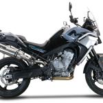 Scarico GPR compatibile con Cf Moto 800 Mt Sport 2022-2024 - Satinox 