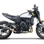 Scarico GPR compatibile con Cf Moto 700 CL-X Adv 2022-2024 - Deeptone Inox