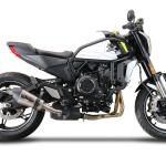 Scarico GPR compatibile con Cf Moto 700 CL-X Adv 2022-2024 - Gpe Ann. titanium