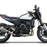 Scarico GPR compatibile con Cf Moto 700 CL-X Adv 2022-2024 - M3 Titanium Natural