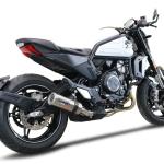 Scarico GPR compatibile con Cf Moto 700 CL-X Adv 2022-2024 - M3 Titanium Natural