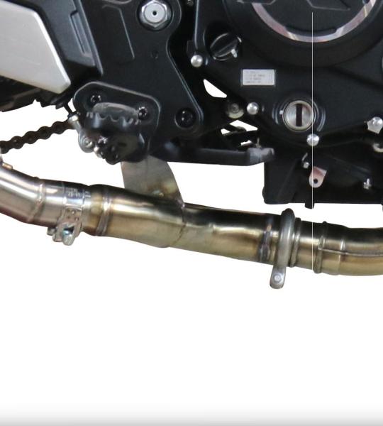 Scarico GPR compatibile con Cf Moto 700 CL-X Heritage 2022-2024 - Decatalizzatore