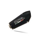 Scarico GPR compatibile con Ducati Hypermotard 1100 -1100 Evo 2007-2012 - Gpe Ann. Black titanium