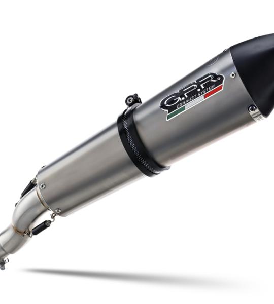 Scarico GPR compatibile con Derbi Mulhacén 659 2005-2011 - Gpe Ann. titanium