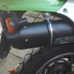 Scarico GPR compatibile con Kawasaki Klx 650 1993-1995 - Furore Nero