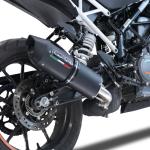 Scarico GPR compatibile con Ktm Duke 250 2021-2023 - Furore Nero