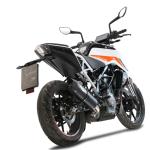 Scarico GPR compatibile con Ktm Duke 250 2021-2023 - Furore Evo4 Nero