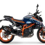 Scarico GPR compatibile con Ktm Duke 200 2024-2025 - GP-Revo Black Titanium