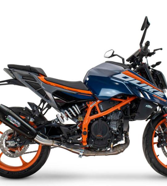 Scarico GPR compatibile con Ktm Duke 200 2024-2025 - GP-Revo Black Titanium