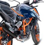 Scarico GPR compatibile con Ktm Duke 200 2024-2025 - GP-Revo Black Titanium