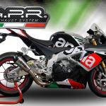 Scarico GPR compatibile con Aprilia Rsv4 1000 2015-2016 -  Gpe Ann. titanium -  Terminale di scarico racing -  con raccordo -  senza omologazione