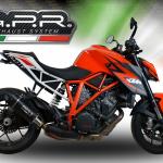 Scarico GPR compatibile con Ktm Super Duke 1290 GT 2016-2021 - Furore Evo4 Nero