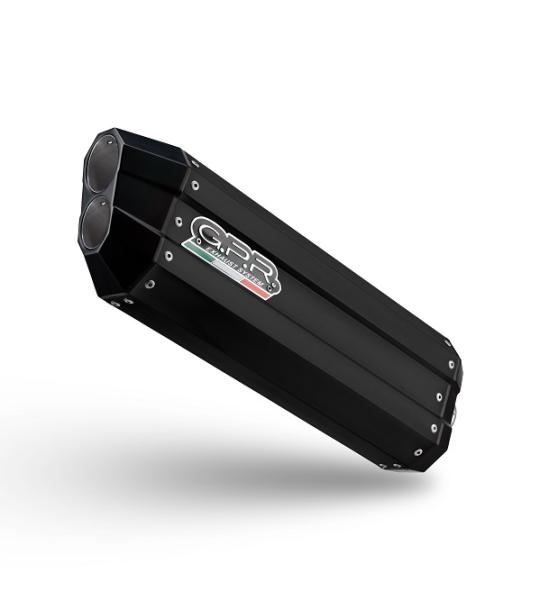 Scarico GPR compatibile con Ktm LC 8 Super Adventure 1290 2015-2016 - Hyper Sonic Black Titanium