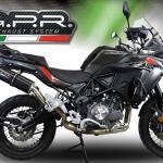 Scarico GPR compatibile con Benelli Trk 502 X 2017-2020 - Furore Evo4 Nero