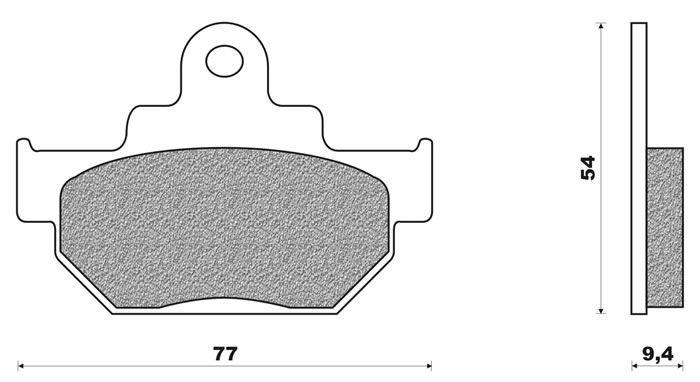 Coppia pasticche anteriore per Suzuki DR 250-600-650,SP600, Apri